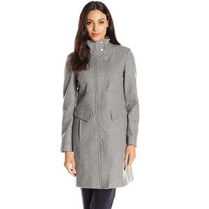 Kenneth Cole New York Women Zip-Front Coat Size 12